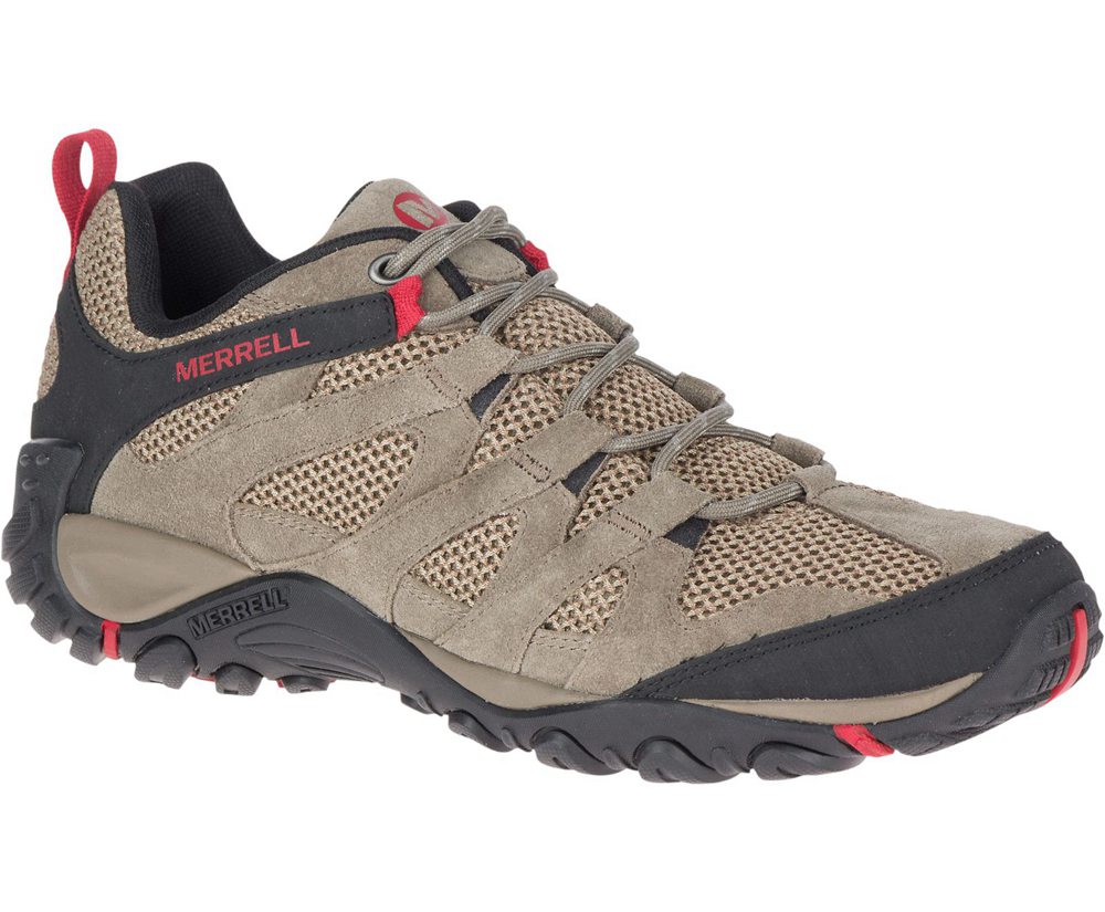 Buty Trekkingowe Merrell Męskie Brązowe - Alverstone - 613742-OFU